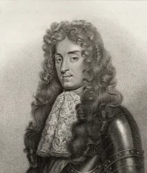 König James II., graviert von Bocquet, aus 